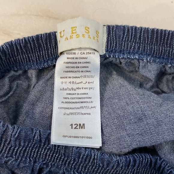 Guess Jean Ruffle Dress - Picture 6 of 6